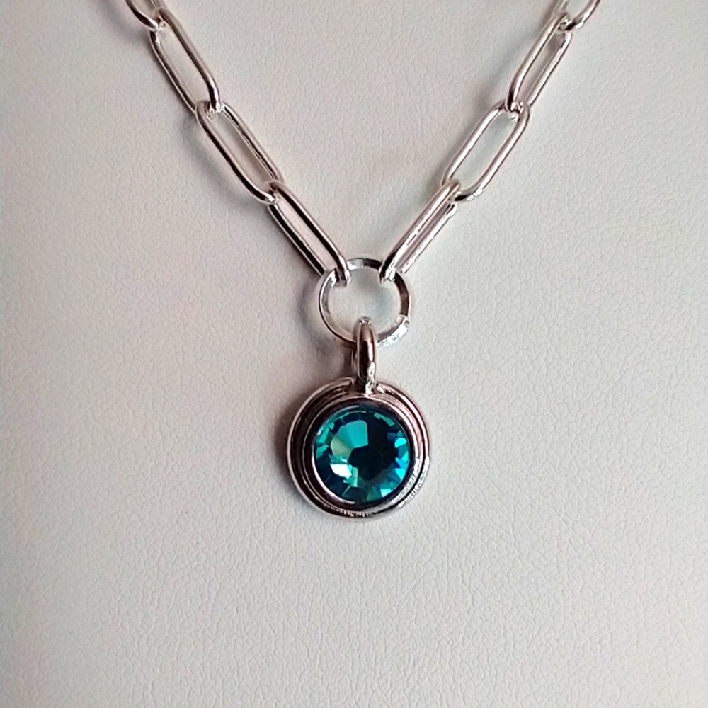 Swarovski Paperclip Chain Necklace